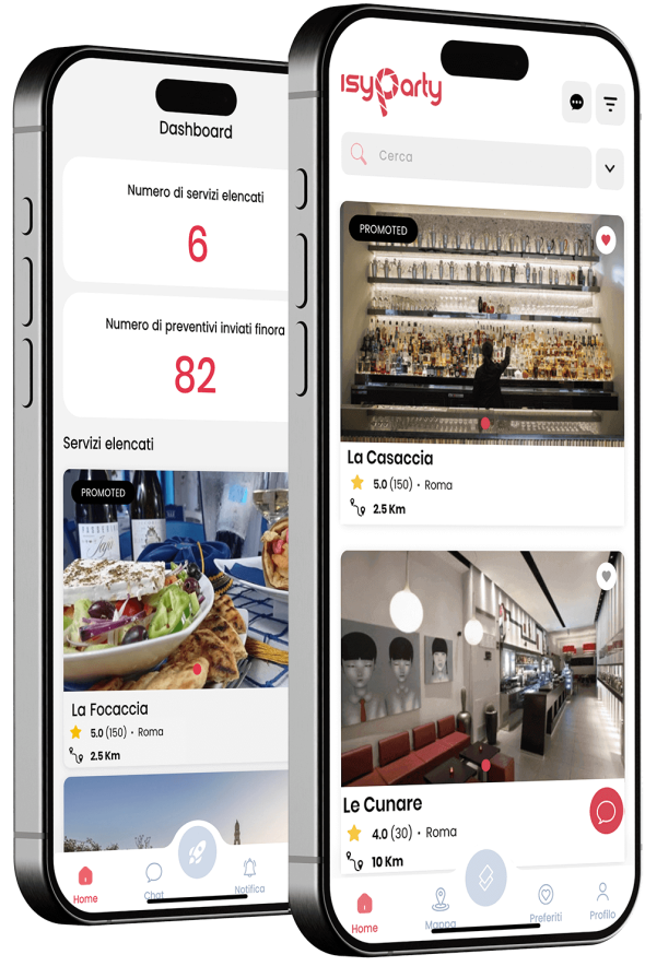 Isyparty - Fornitori
